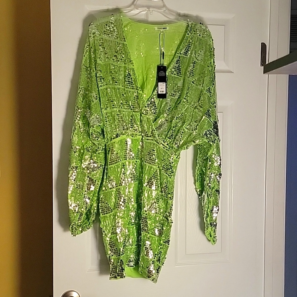Mini sequin party dress